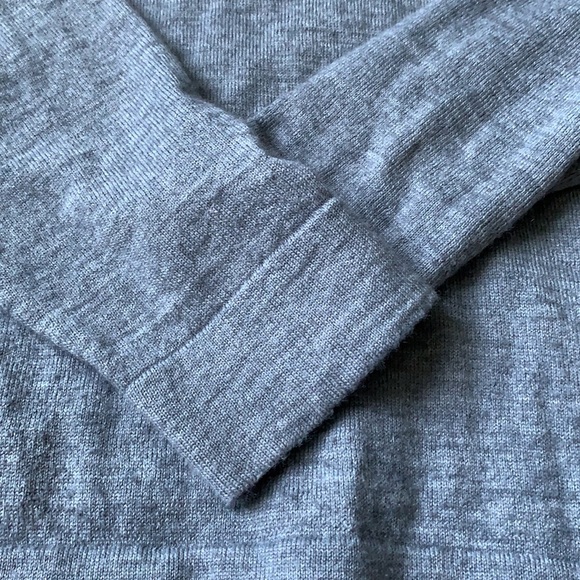 🩶CALVIN KLEIN Italian Yarn Grey Sweater - Picture 7 of 8